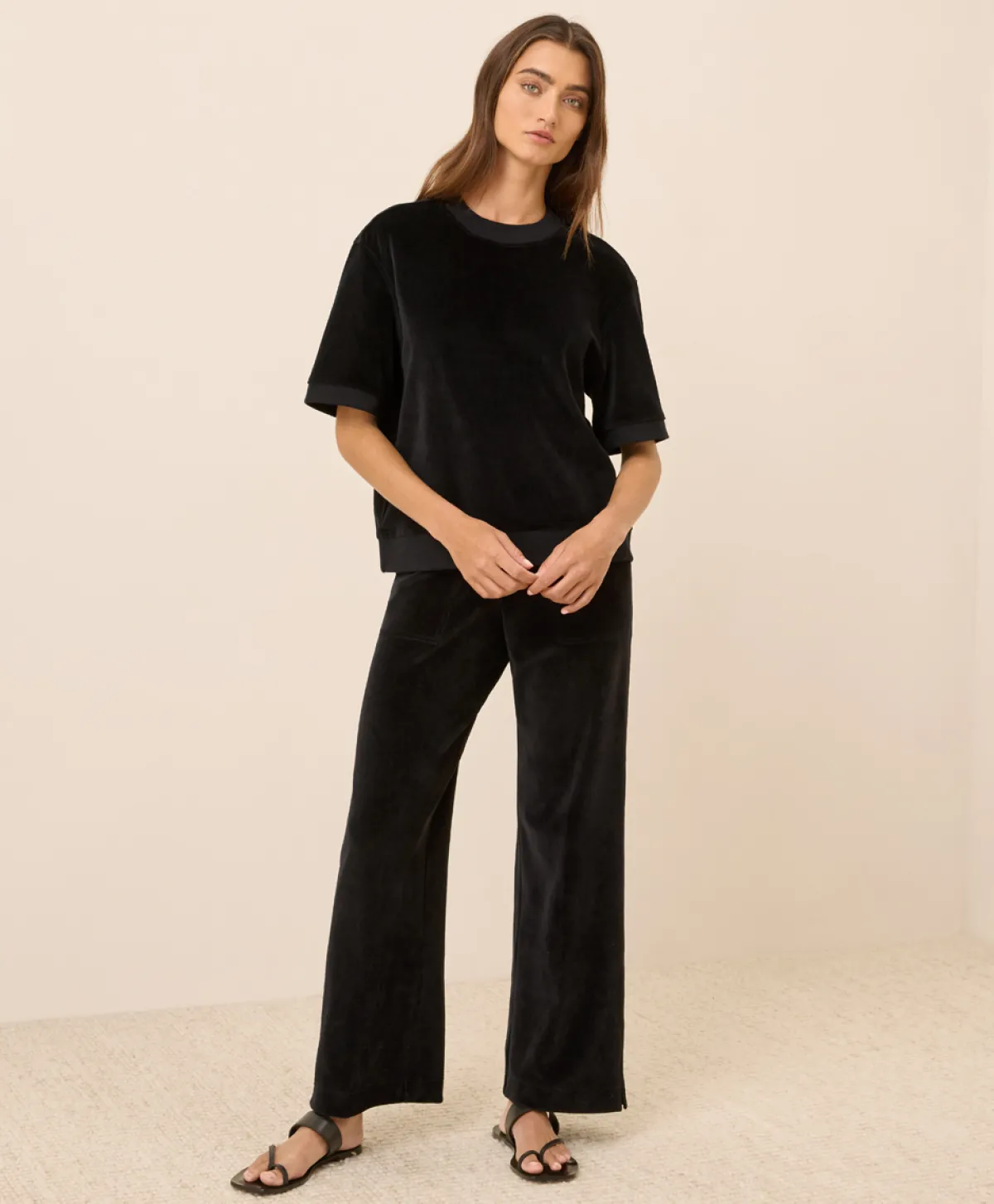 Women Pact Organic Pure Velour Sweatshirt Tee