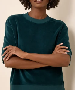 Women Pact Organic Pure Velour Sweatshirt Tee
