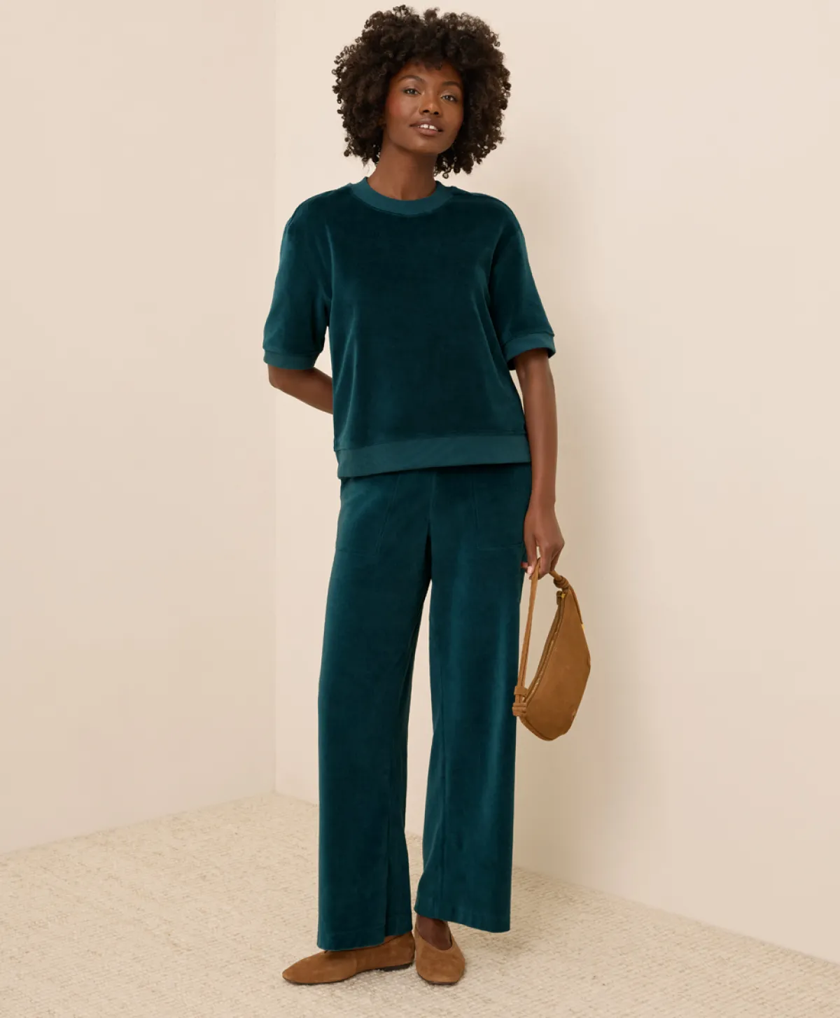 Women Pact Organic Pure Velour Sweatshirt Tee