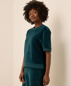 Women Pact Organic Pure Velour Sweatshirt Tee