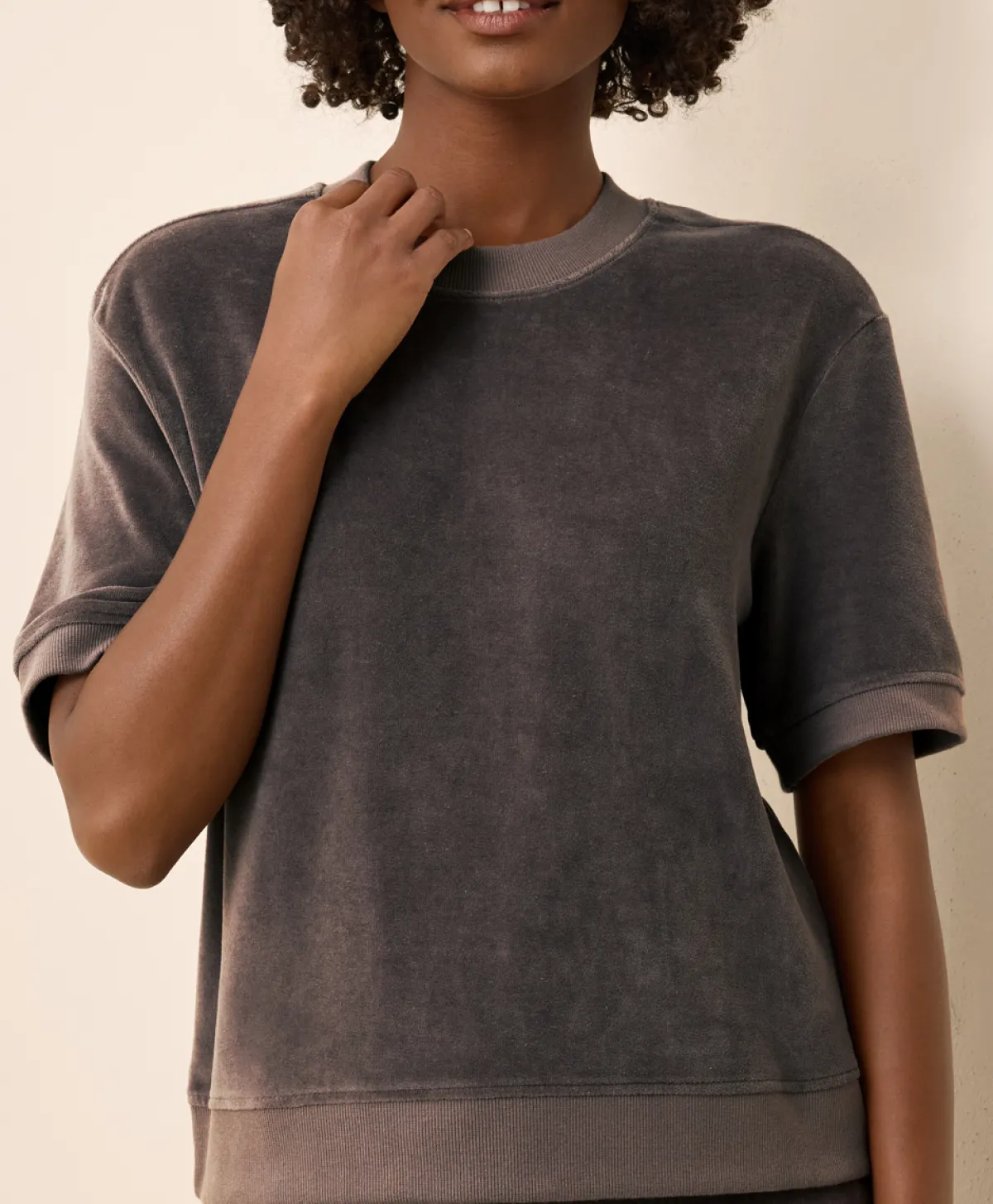 Women Pact Organic Pure Velour Sweatshirt Tee