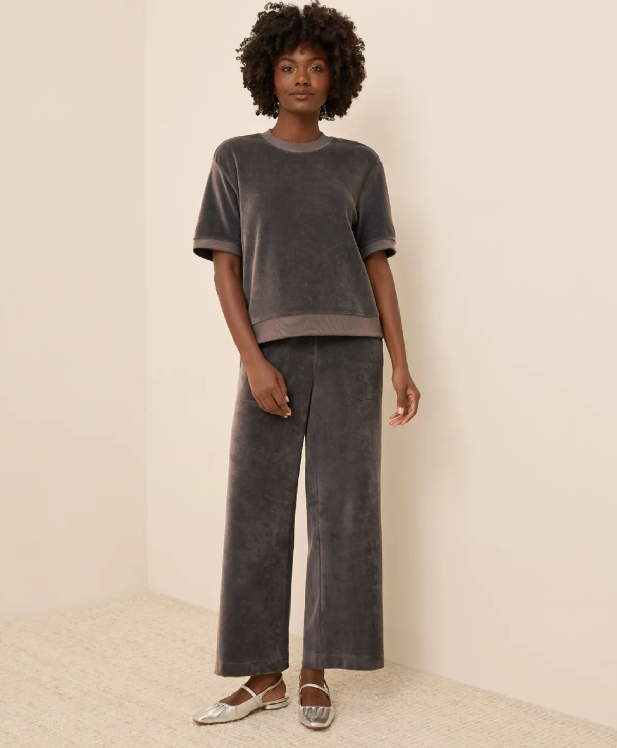 Women Pact Organic Pure Velour Sweatshirt Tee