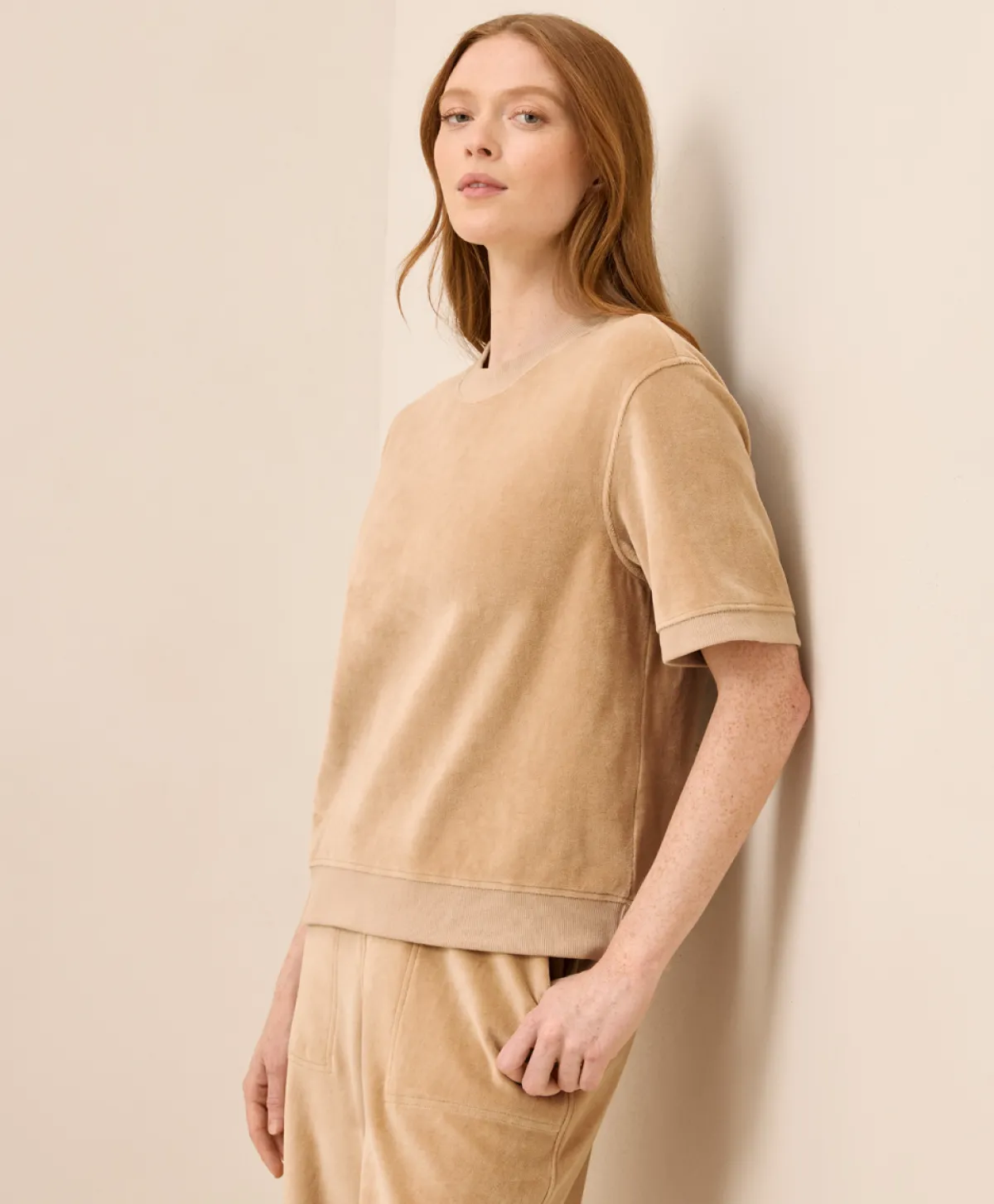 Women Pact Organic Pure Velour Sweatshirt Tee