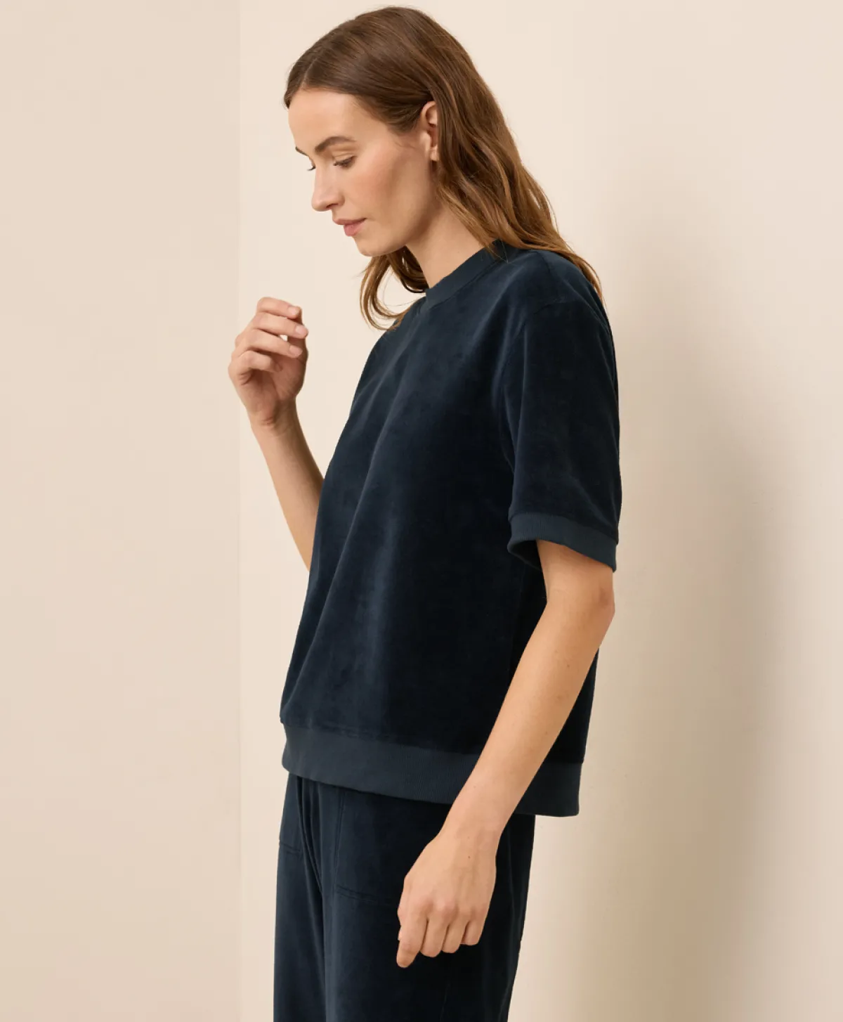 Women Pact Organic Pure Velour Sweatshirt Tee
