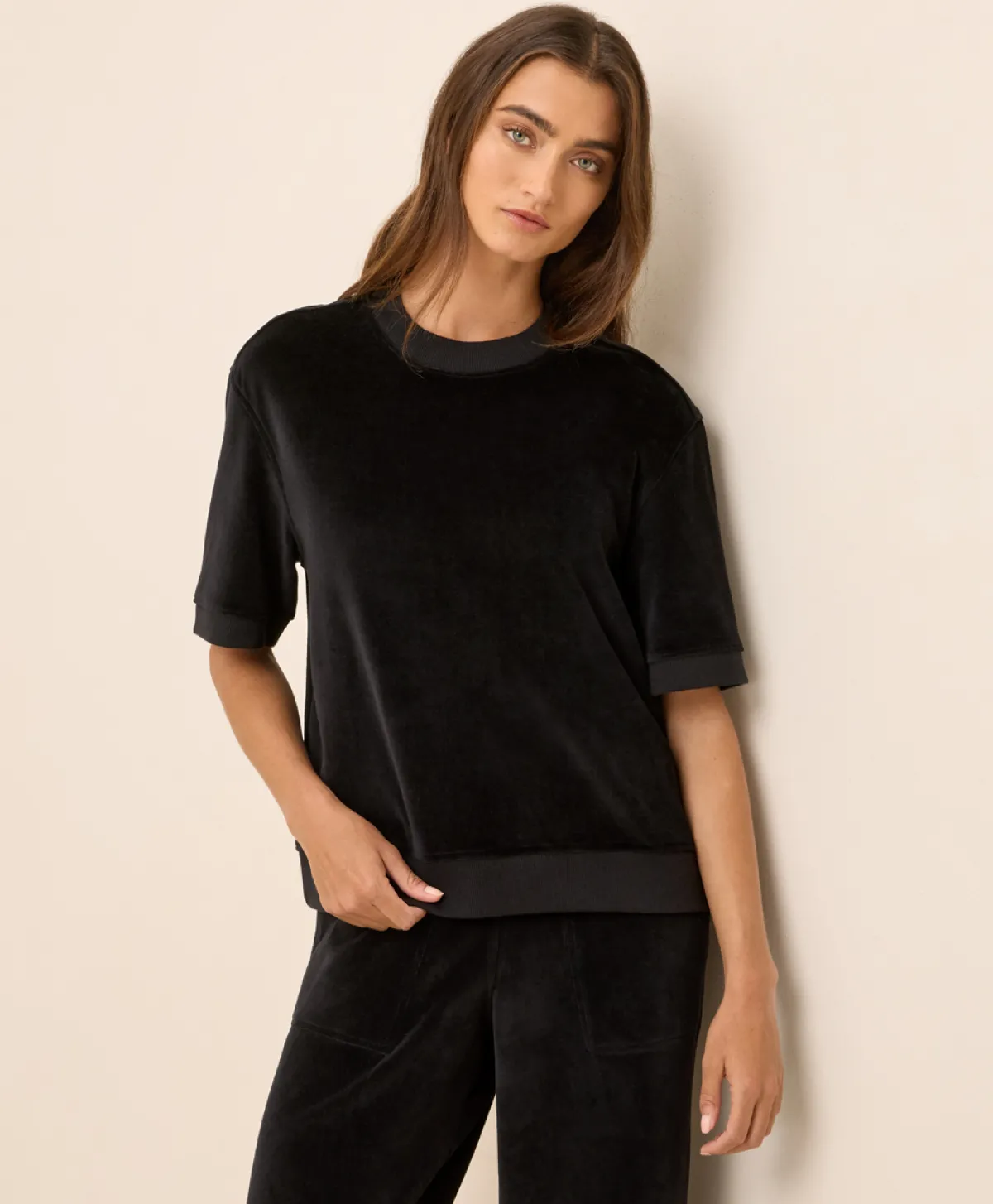 Women Pact Organic Pure Velour Sweatshirt Tee