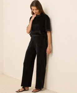 Women Pact Organic Pure Velour Wide Leg Pant