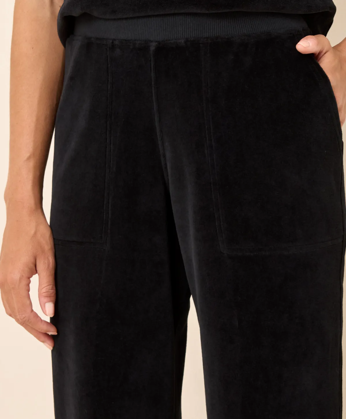 Women Pact Organic Pure Velour Wide Leg Pant