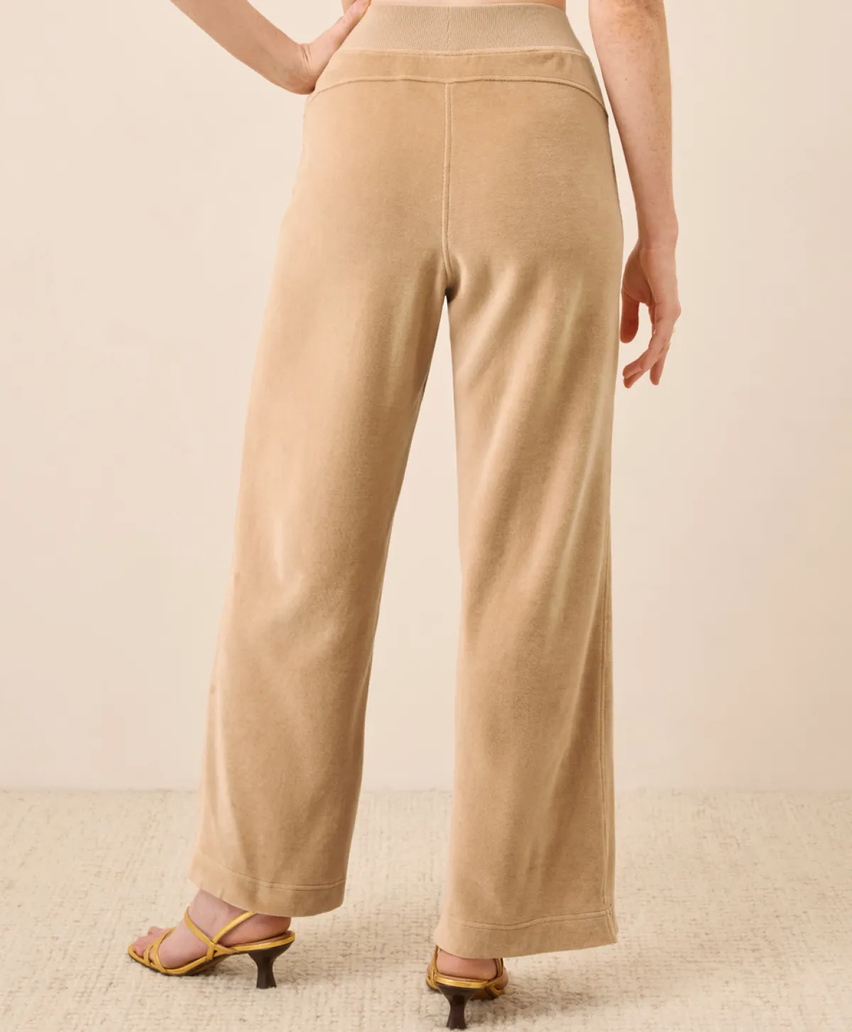 Women Pact Organic Pure Velour Wide Leg Pant