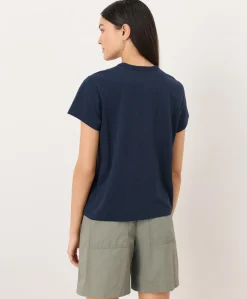 Women Pact Organic Soft-Slub Essential Crewneck Tee