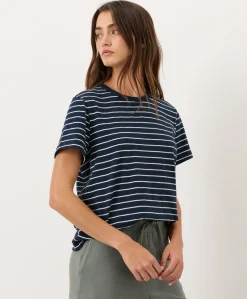 Women Pact Organic Soft-Slub Essential Crewneck Tee