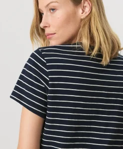 Women Pact Organic Soft-Slub Essential Crewneck Tee