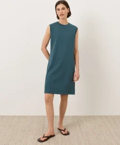 Women Pact Organic Soft-Slub Essential Easy Muscle Tee Dress