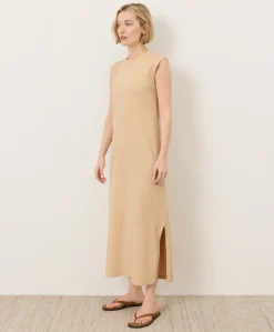 Women Pact Organic Soft-Slub Essential Easy Muscle Tee Maxi Dress