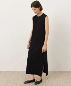 Women Pact Organic Soft-Slub Essential Easy Muscle Tee Maxi Dress