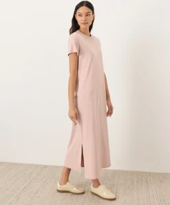Women Pact Organic Soft-Slub Essential Easy Tee Maxi Dress