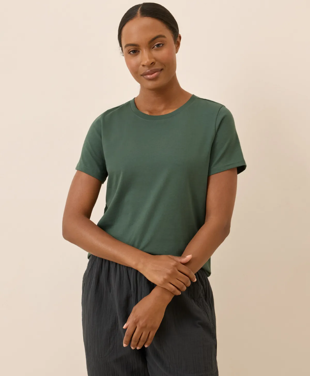 Women Pact Organic Softspun Crew Neck Tee