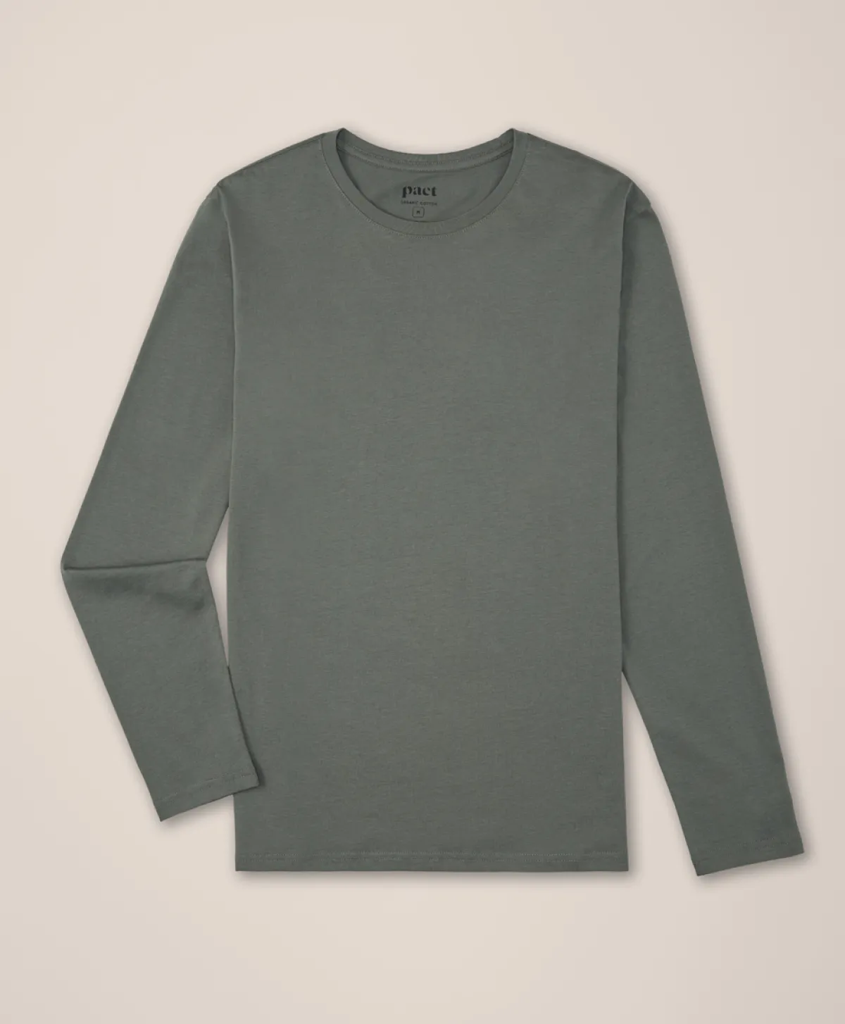 Pact Organic Softspun Essential Crewneck Long Sleeve Tee