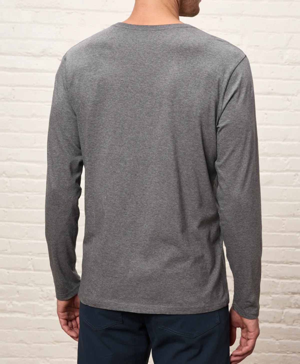 Pact Organic Softspun Essential Crewneck Long Sleeve Tee