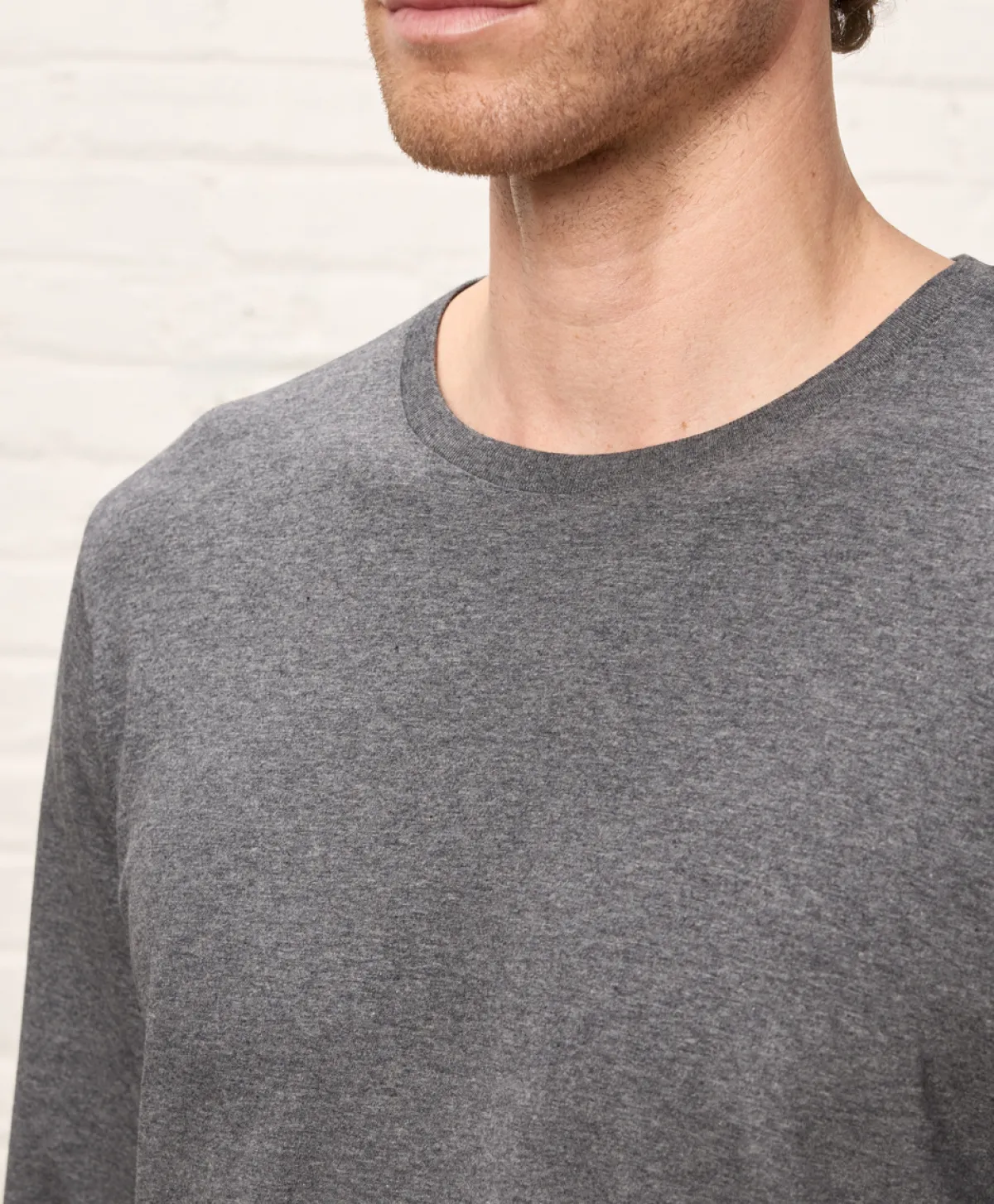 Pact Organic Softspun Essential Crewneck Long Sleeve Tee