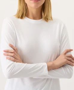 Women Pact Organic Softspun Essential Crewneck Long Sleeve Tee