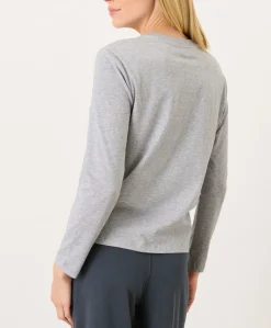 Women Pact Organic Softspun Essential Crewneck Long Sleeve Tee