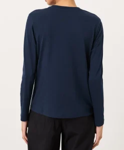 Women Pact Organic Softspun Essential Crewneck Long Sleeve Tee