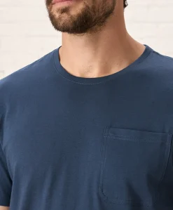 Pact Organic Softspun Essential Pocket Crew Tee