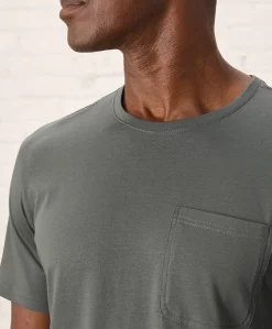 Pact Organic Softspun Essential Pocket Crew Tee