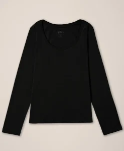 Women Pact Organic Softspun Long Sleeve Scoop Neck Tee