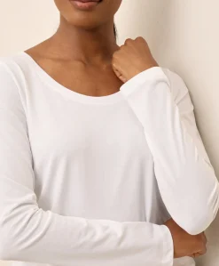 Women Pact Organic Softspun Long Sleeve Scoop Neck Tee