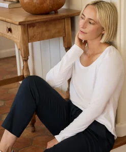 Women Pact Organic Softspun Long Sleeve Scoop Neck Tee