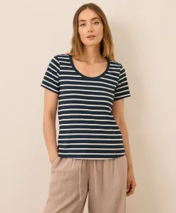 Women Pact Organic Softspun Scoop Neck Tee