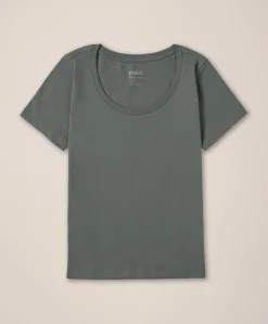 Women Pact Organic Softspun Scoop Neck Tee
