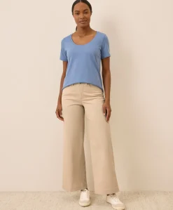 Women Pact Organic Softspun Scoop Neck Tee
