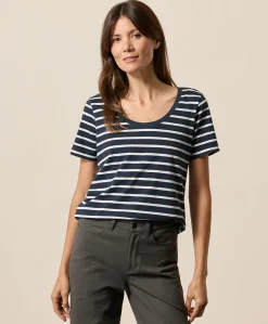 Women Pact Organic Softspun Scoop Neck Tee