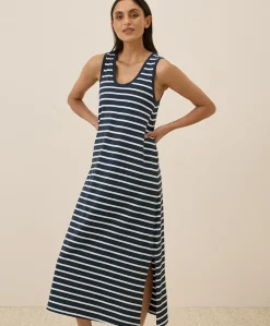 Women Pact Organic Softspun Tank Midi Dress