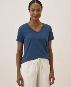 Women Pact Organic Softspun V-Neck Tee