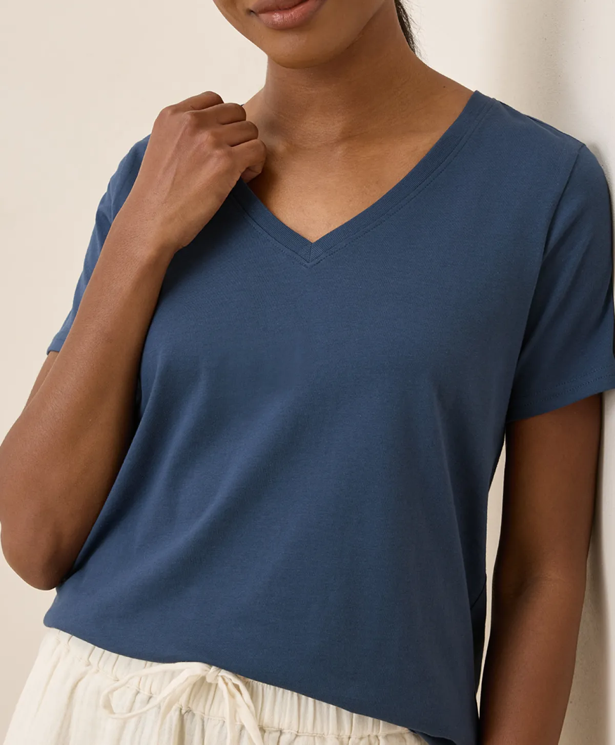 Women Pact Organic Softspun V-Neck Tee