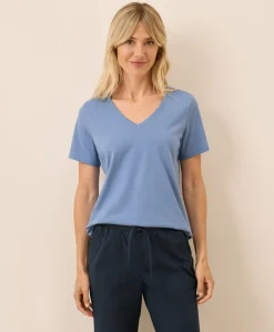 Women Pact Organic Softspun V-Neck Tee