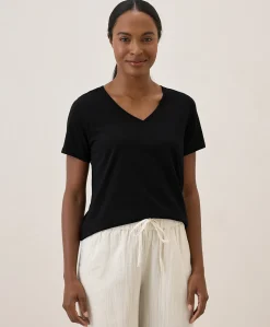 Women Pact Organic Softspun V-Neck Tee