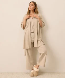 Women Pact Organic Staycation Short Robe