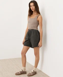 Women Pact Organic Stretch Poplin Short