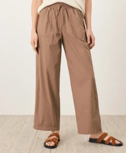 Women Pact Organic Stretch Poplin Wide Leg Pant