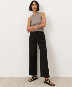 Women Pact Organic Stretch Poplin Wide Leg Pant
