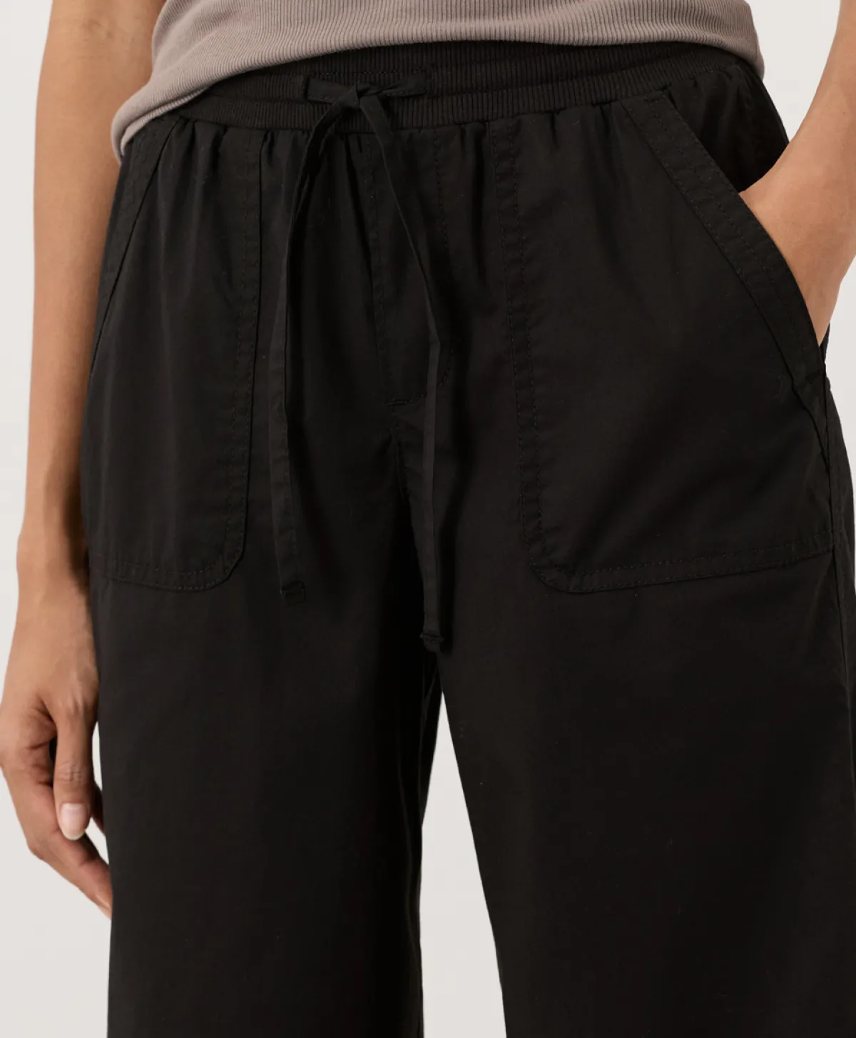 Women Pact Organic Stretch Poplin Wide Leg Pant