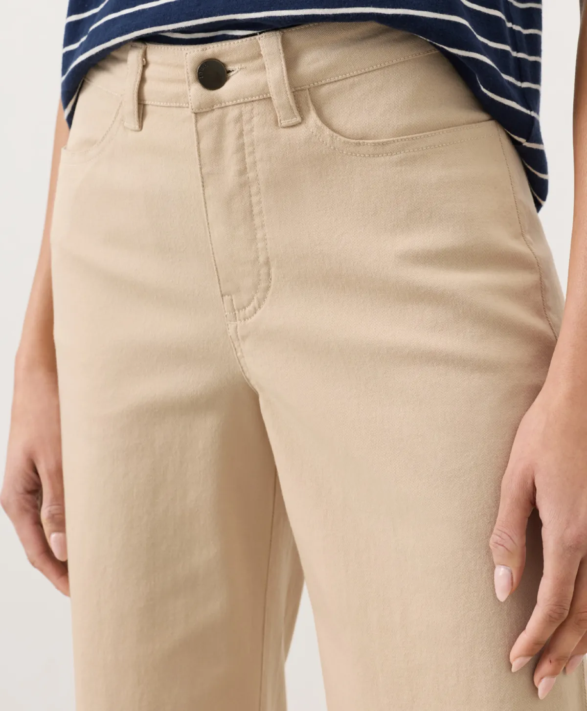Women Pact Organic Stretch Twill Wide Leg Pant