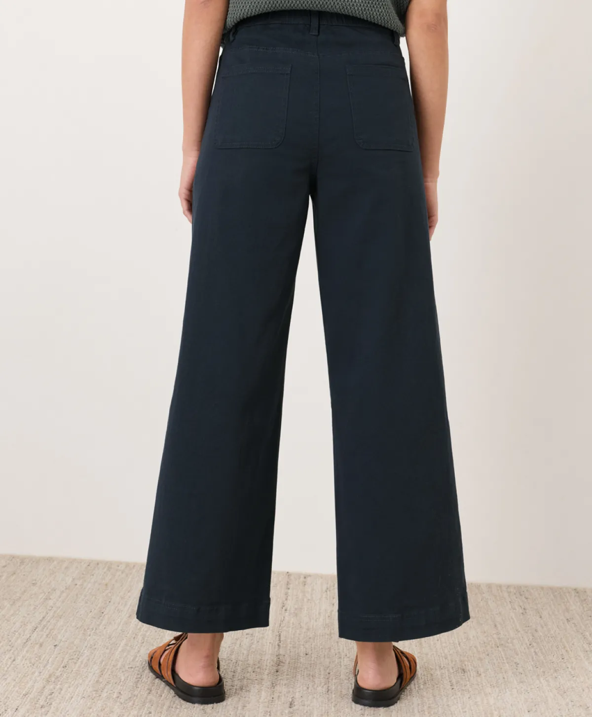 Women Pact Organic Stretch Twill Wide Leg Pant