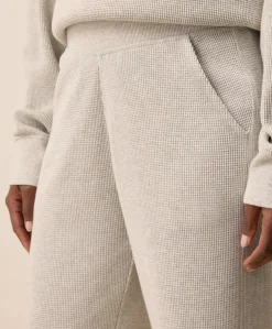 Women Pact Organic Thermal Waffle Wide Leg Pant