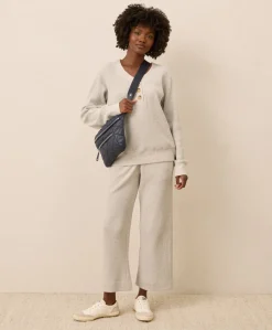 Women Pact Organic Thermal Waffle Wide Leg Pant
