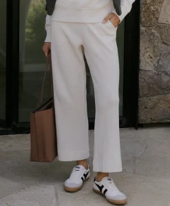 Women Pact Organic Thermal Waffle Wide Leg Pant